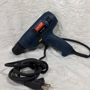 Ryobi D40 3/8 inch VSR Electric Drill Corded Power Tool Works w Onboard Levels